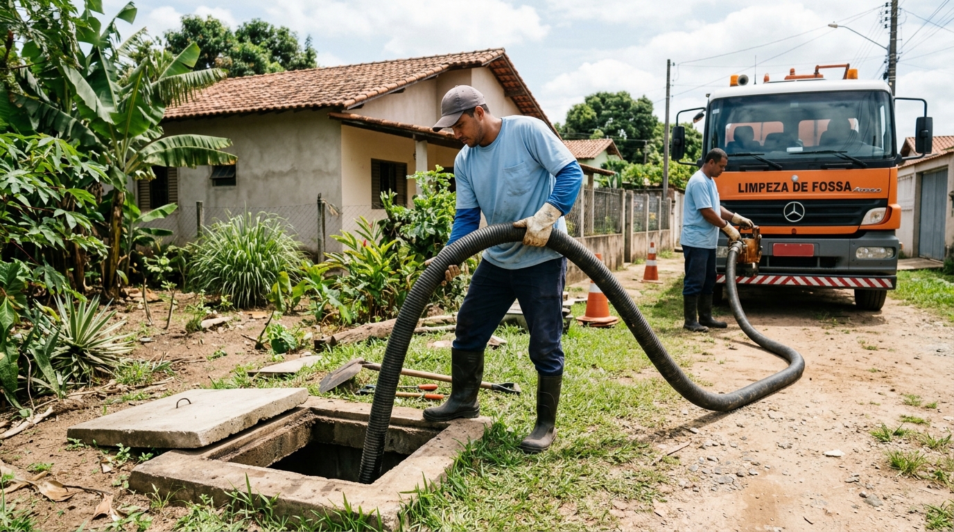 Desentupimento de Fossa em Uberlândia‑MG