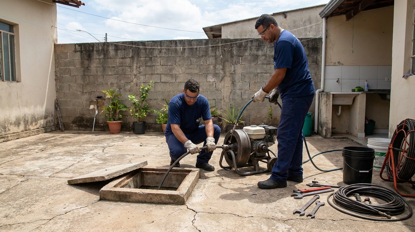 Sucção de Resíduos em Uberlândia‑MG